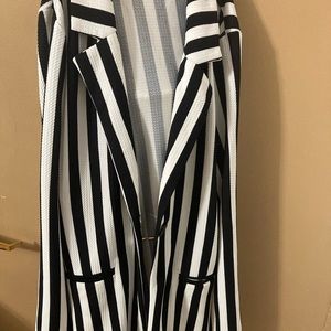 Black & White stripped blazer